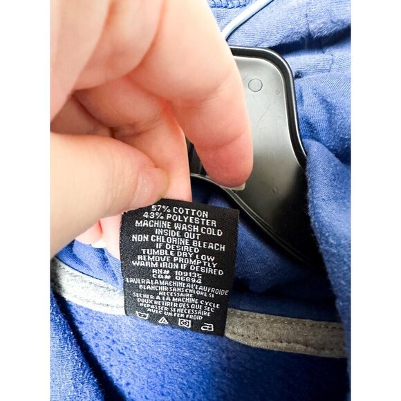 Golden State Warriors NBA Hoodie XLarge Blue Cotton/Polyester - Picture 4 of 5